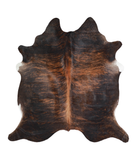Dark Brindle Cowhide Rug #A20884