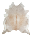 Beige and White Cowhide Rug #A20890