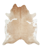 Beige and White Cowhide Rug #A20907