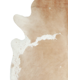Beige and White Cowhide Rug #A20907
