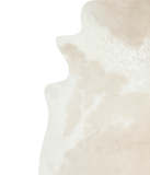 Beige and White Cowhide Rug #A20940