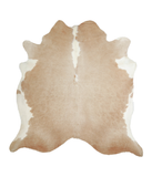 Beige and White Cowhide Rug #A20943