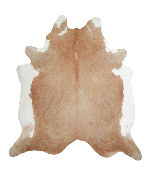 Beige and White Cowhide Rug #A20948