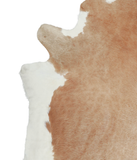 Beige and White Cowhide Rug #A20948