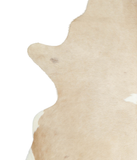 Beige and White Cowhide Rug #A20962