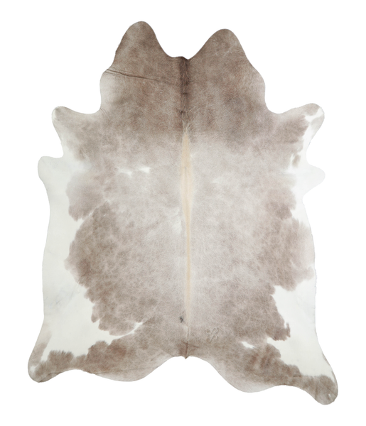 Grey With White Cowhide Rug #A21002