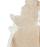 Beige and White Cowhide Rug #A21035