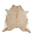 Beige and White Cowhide Rug #A21038