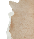 Beige and White Cowhide Rug #A21038