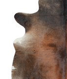 Brown with Red Cowhide Rug #A21049