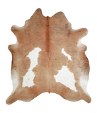 Brown and White Cowhide Rug #A21076