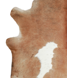 Brown and White Cowhide Rug #A21076