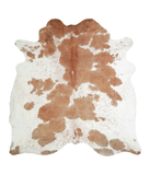 Brown and White Cowhide Rug #A21078
