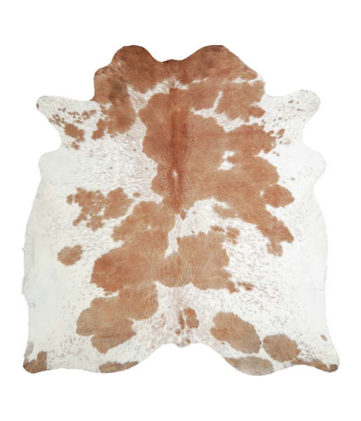 Brown and White Cowhide Rug #A21078