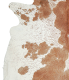 Brown and White Cowhide Rug #A21078