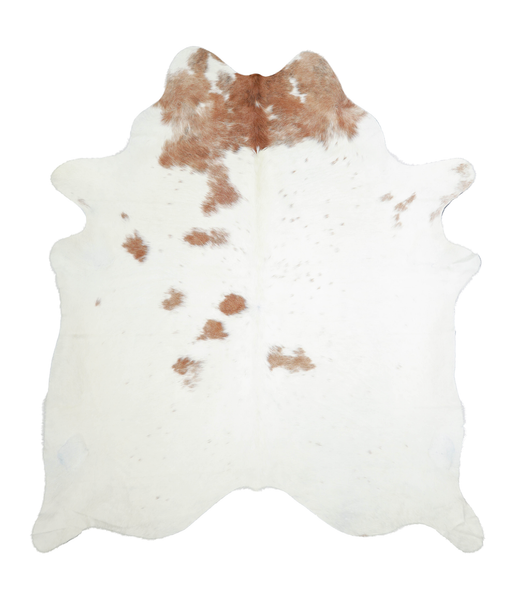 Brown and White Cowhide Rug #A21079