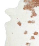 Brown and White Cowhide Rug #A21079