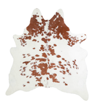 Brown and White Cowhide Rug #A21083