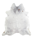 Salt and Pepper Black Cowhide Rug #A21096