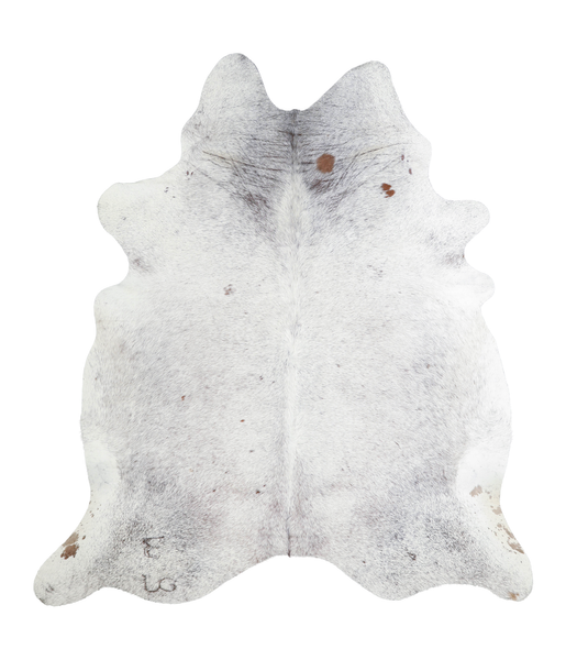 Salt and Pepper Black Cowhide Rug #A21096