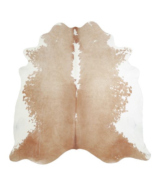 Beige and White Cowhide Rug #A21111