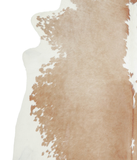 Beige and White Cowhide Rug #A21111