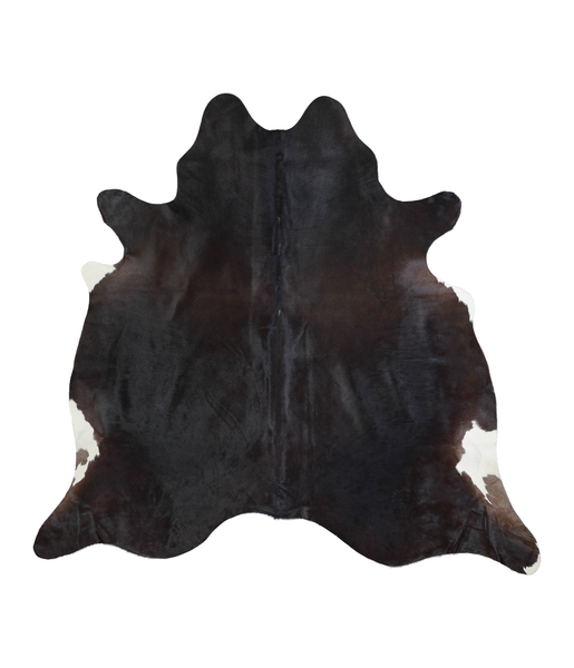 Solid Black Cowhide Rug #A21118