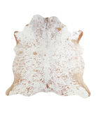 Salt and Pepper Brown Cowhide Rug #A21131