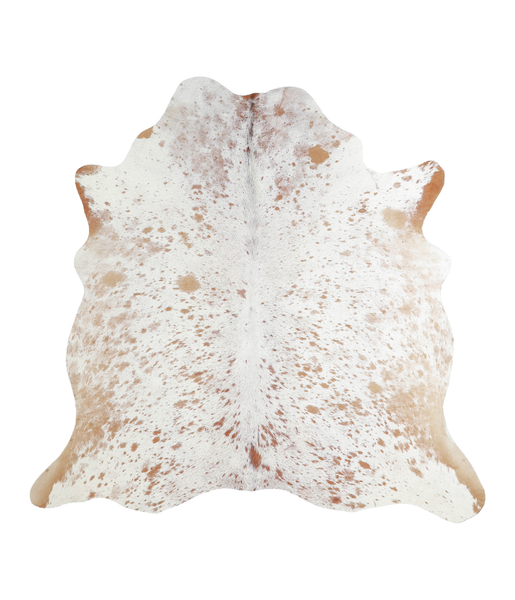 Salt and Pepper Brown Cowhide Rug #A21131