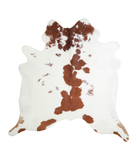 Brown and White Cowhide Rug #A21144