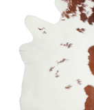 Brown and White Cowhide Rug #A21144