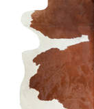 Brown and White Cowhide Rug #A21145