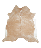Beige and White Cowhide Rug #A21203