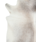 Grey with Beige Cowhide Rug #A21262