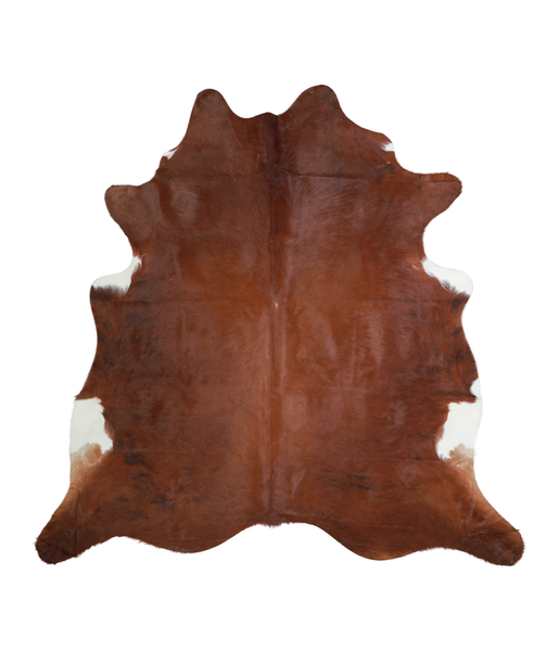 Solid Brown Cowhide Rug #A21265