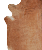 Solid Brown Cowhide Rug #A21282
