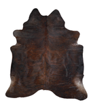 Dark Brindle Cowhide Rug #A21308