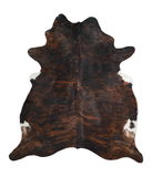 Dark Brindle Cowhide Rug #A21345