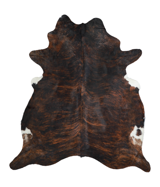 Dark Brindle Cowhide Rug #A21345