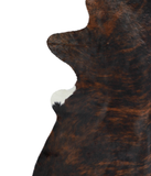Dark Brindle Cowhide Rug #A21345