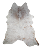 Salt and Pepper Brown Cowhide Rug #A21352