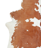 Brown and White Cowhide Rug #A21355