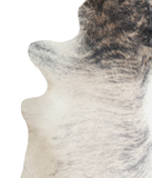 Grey Brindle Cowhide Rug #A21461