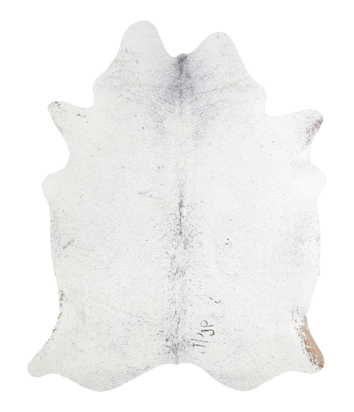 Salt and Pepper Black Cowhide Rug #A21493