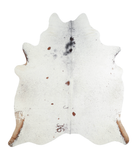 Salt and Pepper Black Cowhide Rug #A21499