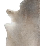Grey with Beige Cowhide Rug #A21517