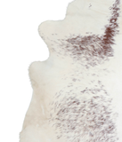 Brown with Red Cowhide Rug #A21535