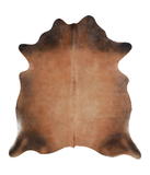Brown with Red Cowhide Rug #A21540