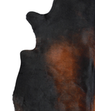 Brown with Red Cowhide Rug #A21543