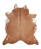 Brown and White Regular Cowhide Rug #A21549